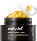 medicube Deep Vitamin C Golden Capsule Face Moisturizer - Liposome Capsules For Wrinkles, Skin Radiance - Transparent Gel for Glow Hydration - Korean Skin Care 1.94 oz